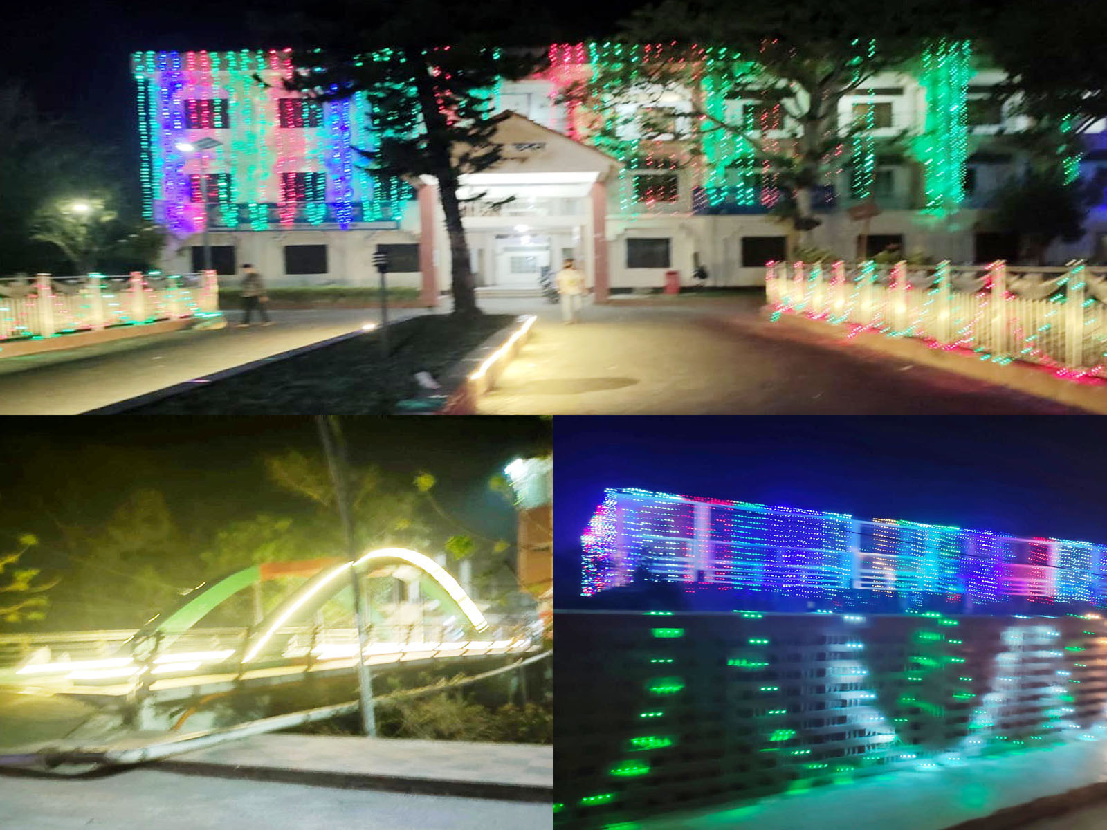 জন্মদিন ও জাতীয় শিশু দিবস উপলক্ষ্যে আলোক সজ্জা
